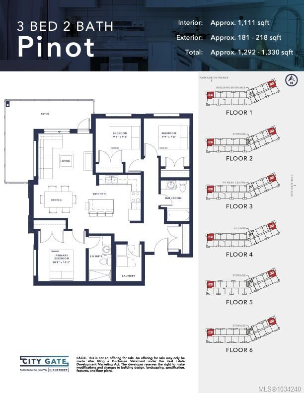 Property Photo:  2390 City Gate Blvd 519  BC V9B 7E8 