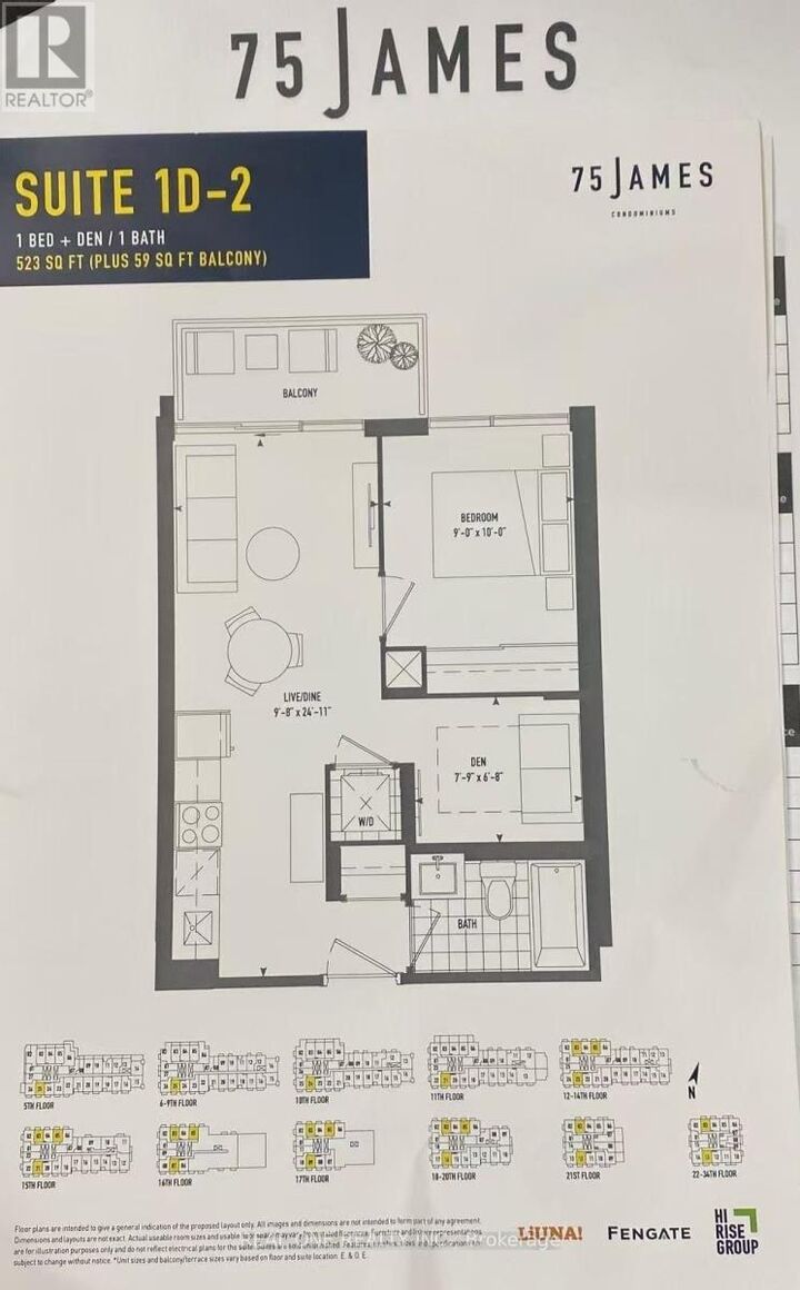 Property Photo:  75 James Street South 1607  ON L8P 2Y9 