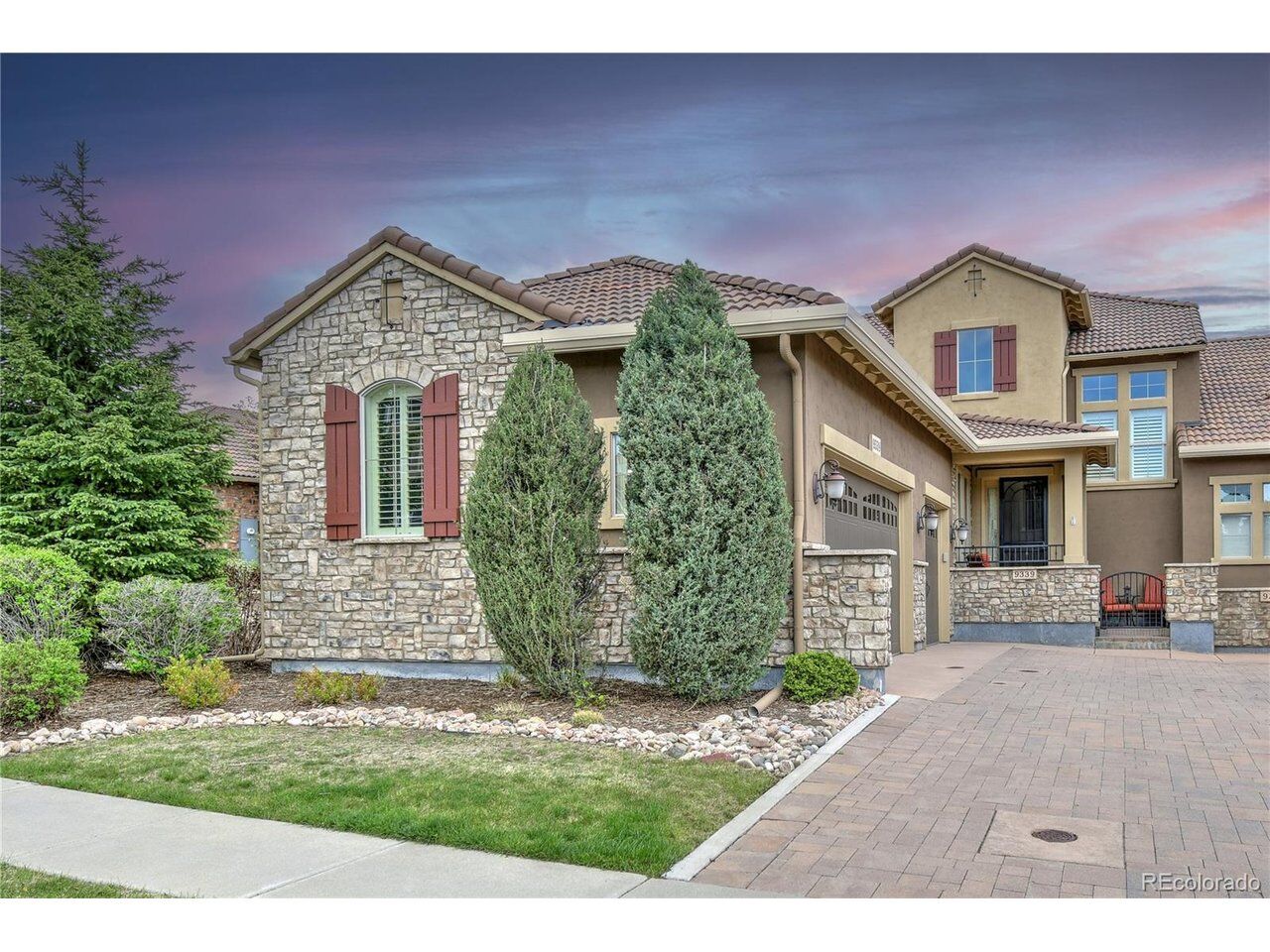 Property Photo:  9339 Viaggio Way  CO 80126 