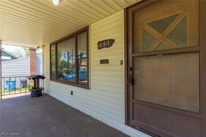 Property Photo:  640 Tenney Avenue  OH 44405 