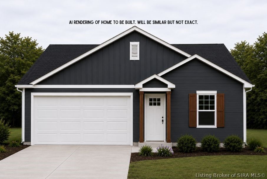 Property Photo:  1498 Solar Street Lot 11  IN 47170 