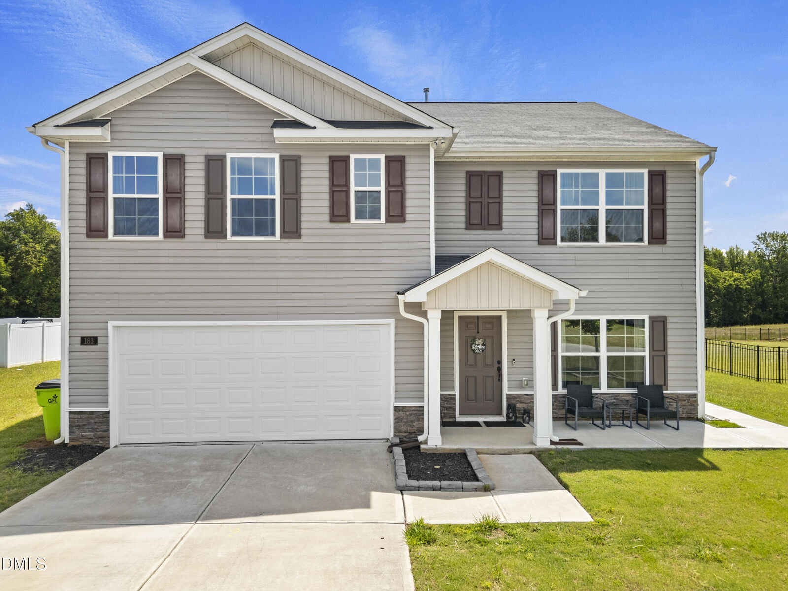 Property Photo:  183 Ashfield Lane  NC 27292 