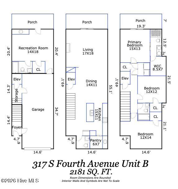 Property Photo: 317 S Fourth Avenue B NC 28449