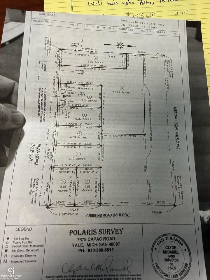 Property Photo:  00 Bean Vl Lot E Road  MI 48006 