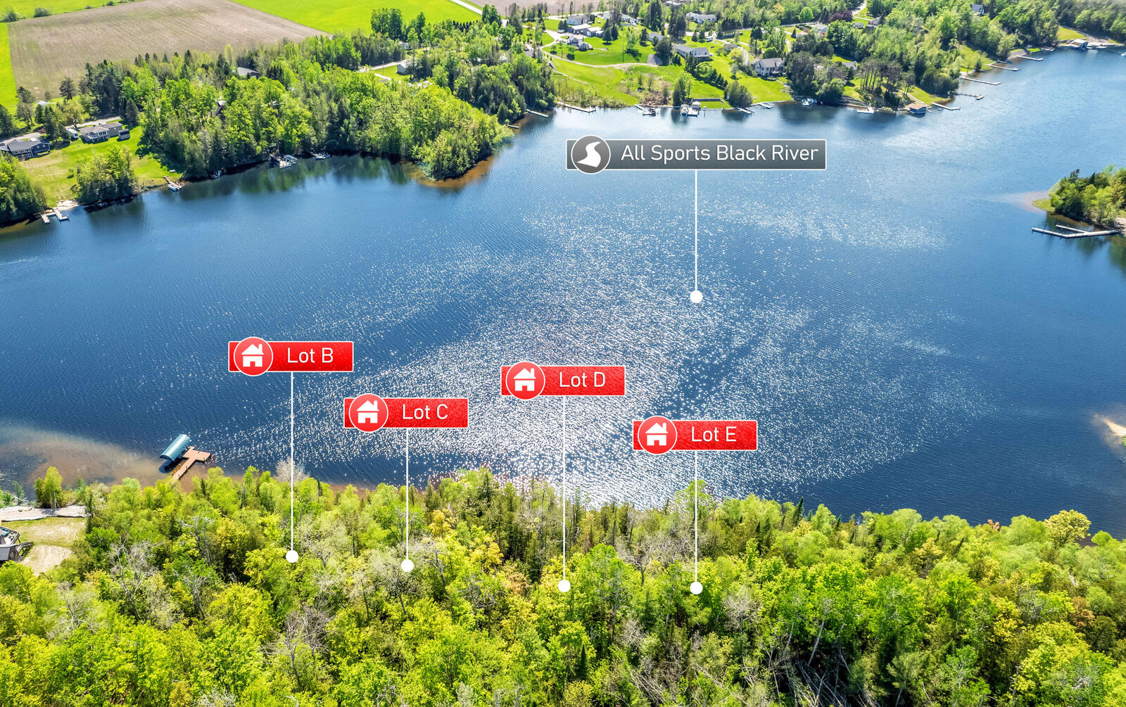 Property Photo: V/L N Black River Road MI 49721