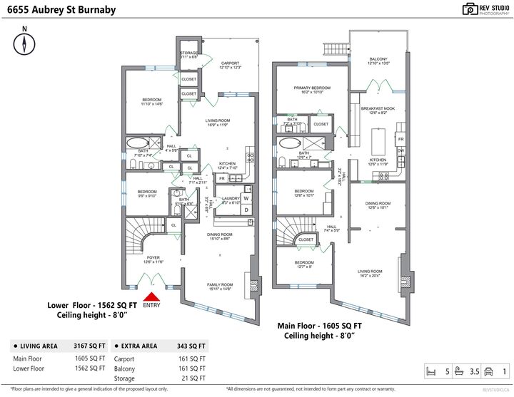 Property Photo: 6657 Aubrey Street 6655 - BC V5B 2E3