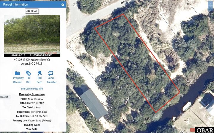 Property Photo:  40123 E Kinnakeet Reef Court  NC 27915-0000 