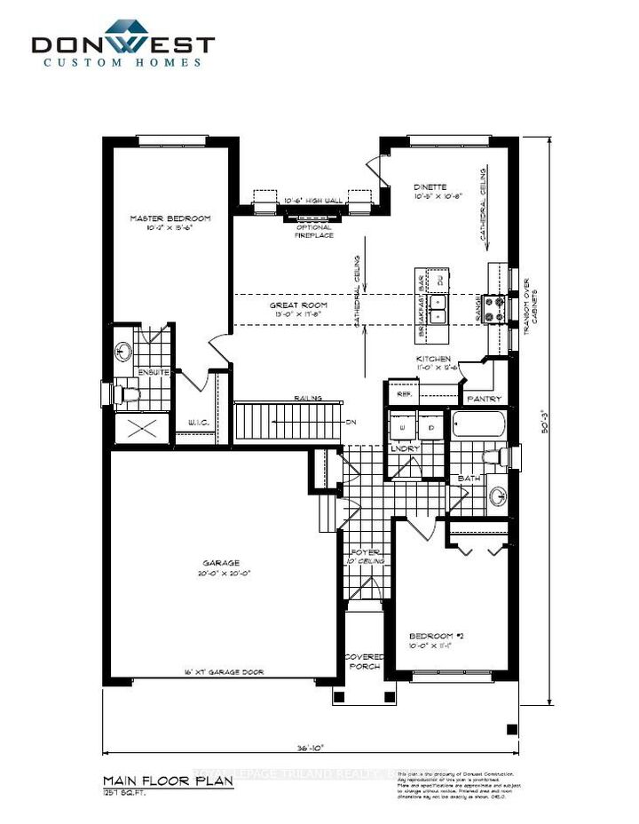Property Photo: Lot 42 Sandymount Parkway ON N5P 2K8
