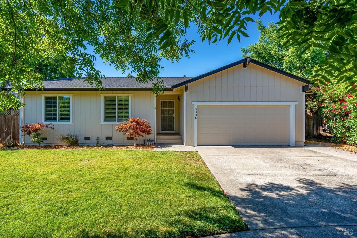 Property Photo: 6834 Montecito Court CA 95409
