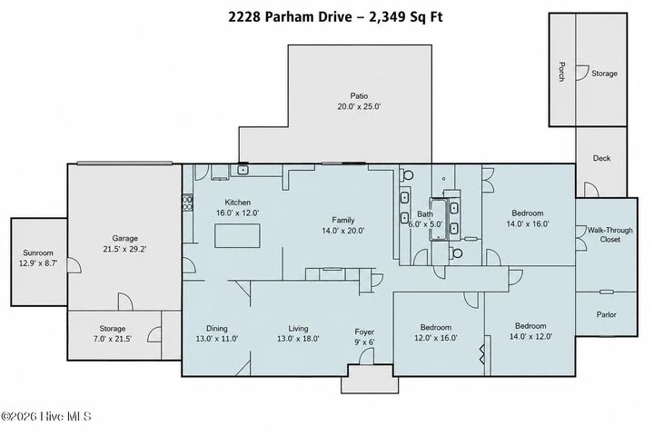 Property Photo:  2228 Parham Drive  NC 28403 