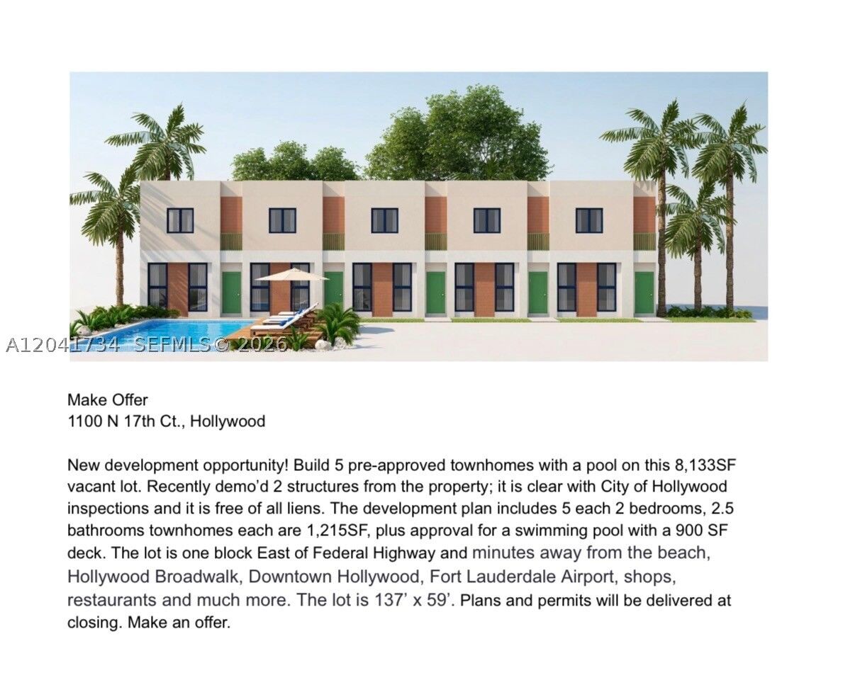 Property Photo:  1100 N 17th Ct  FL 33020 