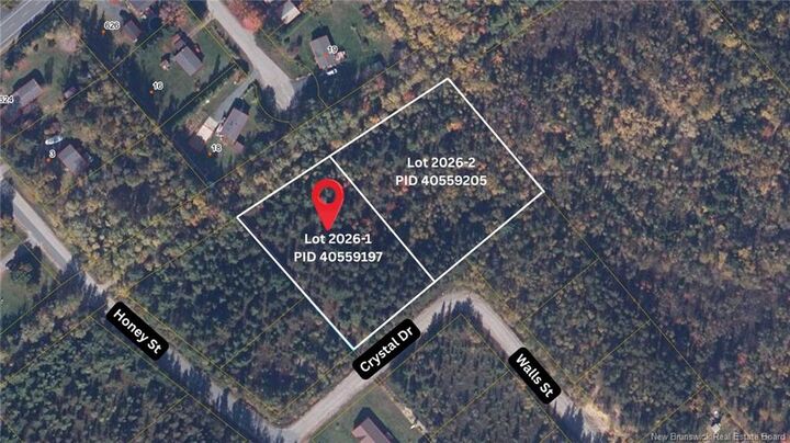 Property Photo:  Lot 2026-1 Crytal Drive  NB E1N 3P7 