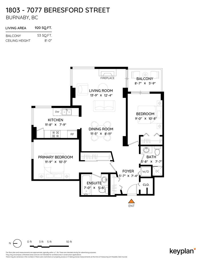 Property Photo:  7077 Beresford Street 1803  BC V5E 4J5 