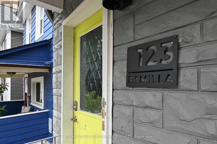 Property Photo: 123 Pamilla Street West 2 ON K1S 3K9