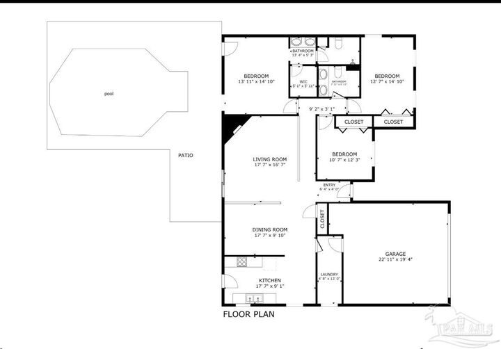 Property Photo: 3585 Riddick Dr FL 32504