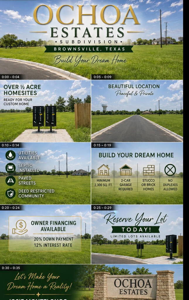 Property Photo: 00 Ochoa St Lot #5 Block 1 TX 78521