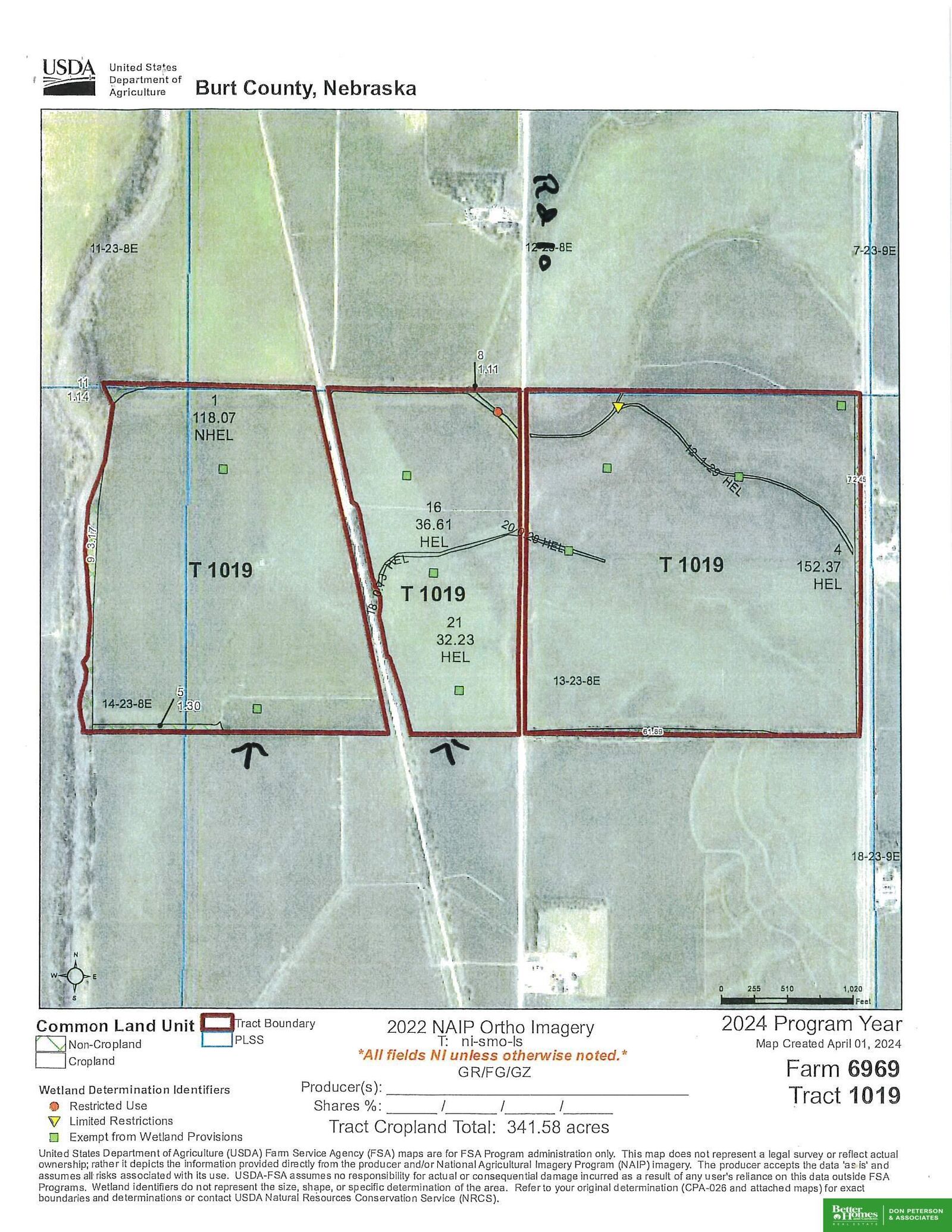 Property Photo:  County Road 10  NE 68038 