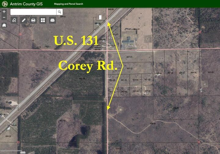 Property Photo: Vl Corey Road MI 49659