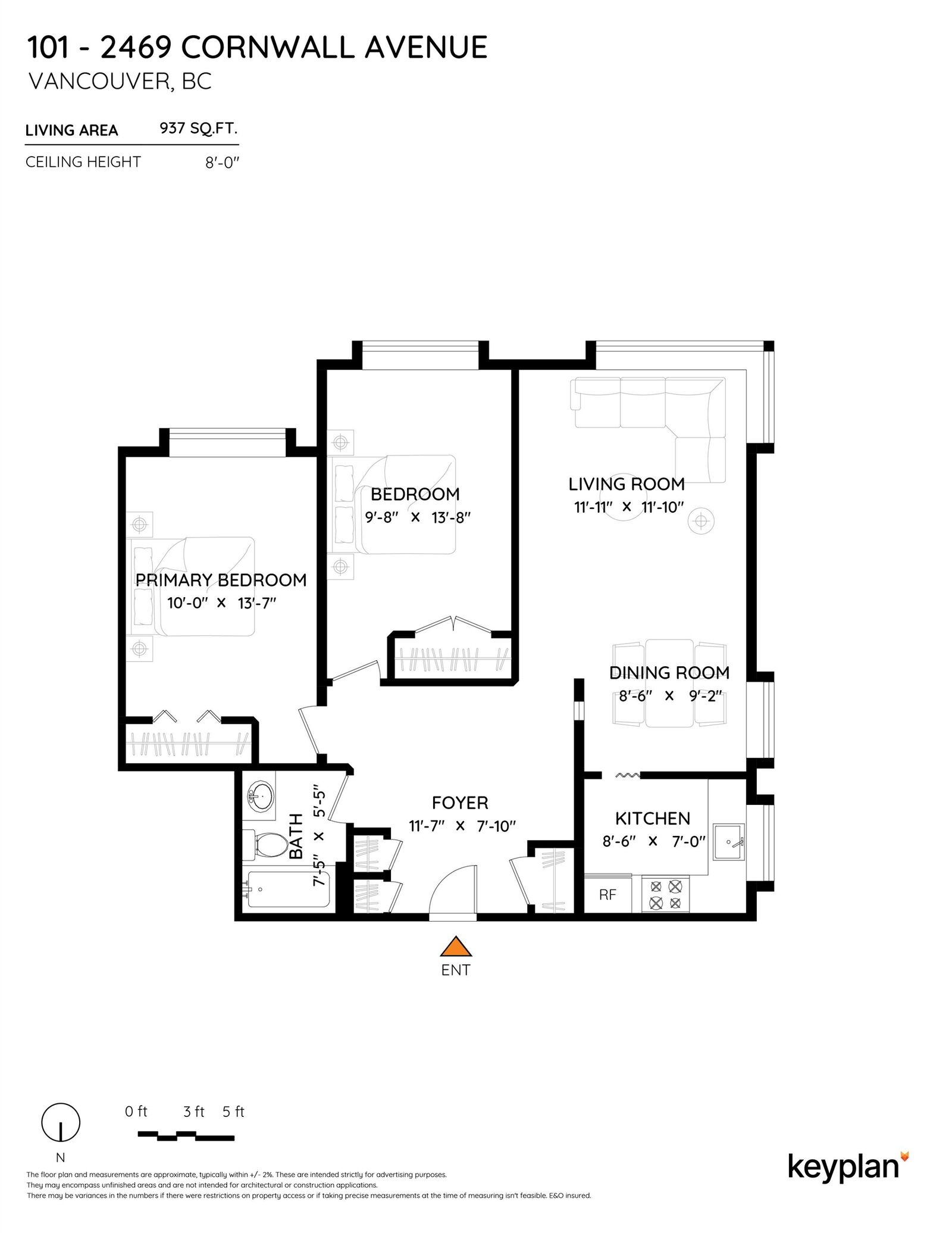 Property Photo: 2469 Cornwall Avenue 101 BC V6K 1B9