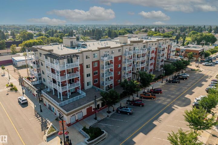Property Photo:  5211 50 Street 110  AB T7Z 0C1 