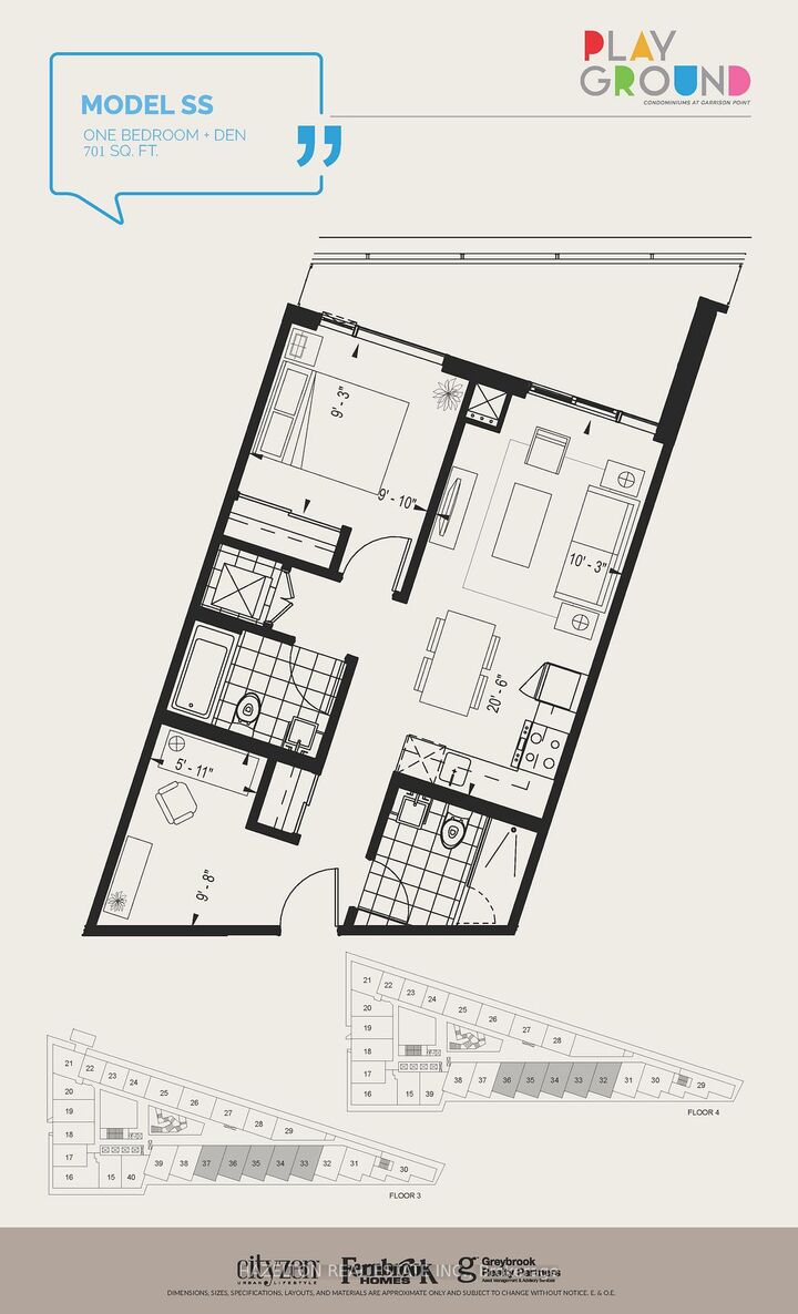 Property Photo: 50 Ordnance Street 424 ON M6K 1A2