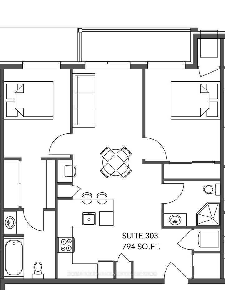 Property Photo:  410 First Street N 108  ON P1P 1B9 