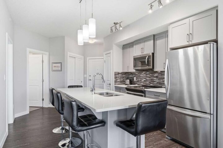 Property Photo:  3727 Sage Hill Drive NW 1408  AB T3R 1T7 