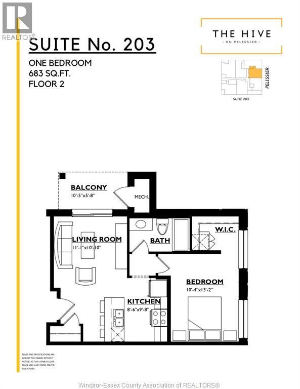 Property Photo: 531 Pelissier Street 203 ON N9A 4L2