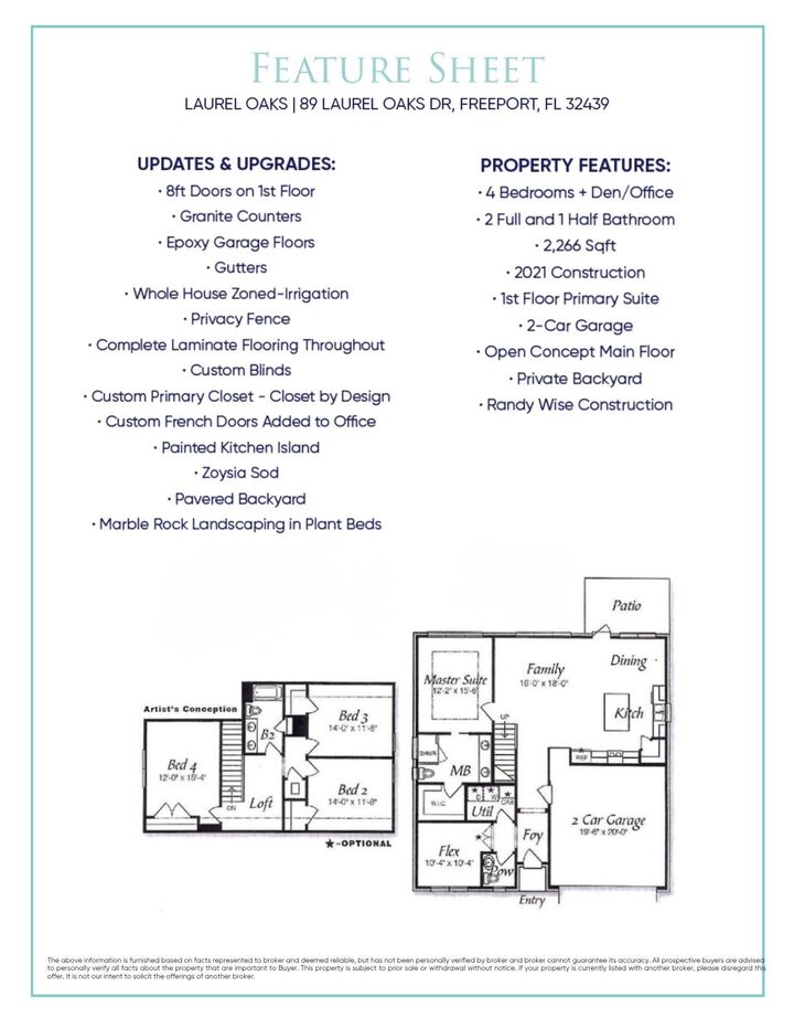 Property Photo: 89 Laurel Oaks Drive FL 32439