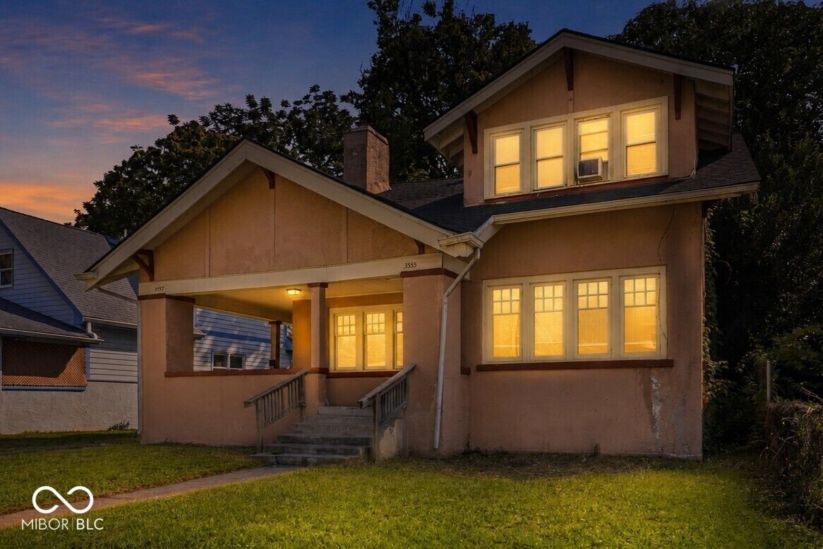 Property Photo:  3555-3557 Evergreen Avenue  IN 46205 