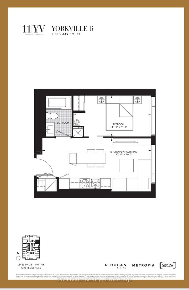 Property Photo:  11 Yorkville Avenue 2106  ON M4W 1L2 