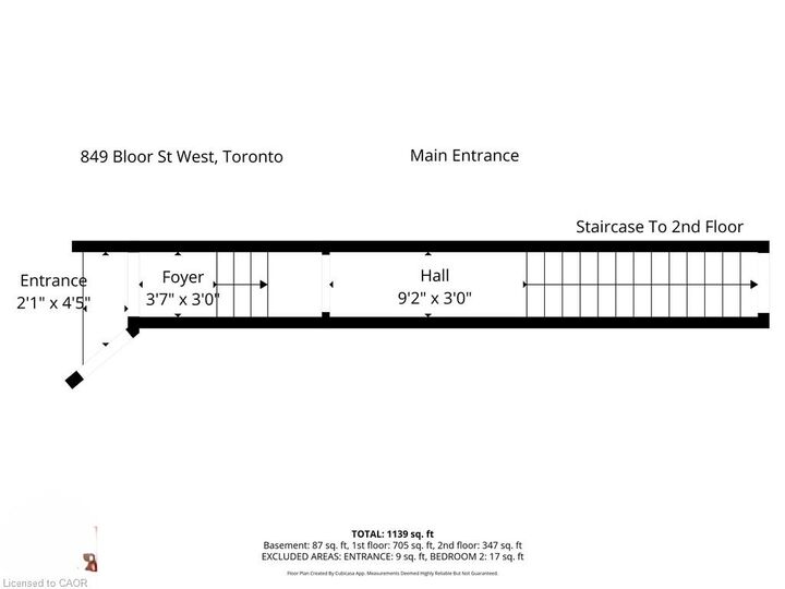 Property Photo:  849 Bloor Street W  ON M6G 1M3 