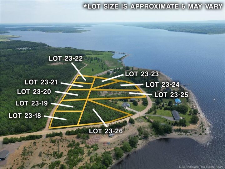 Property Photo:  Lot 23-25 Blueberry Beach Road  NB E4C 3J2 
