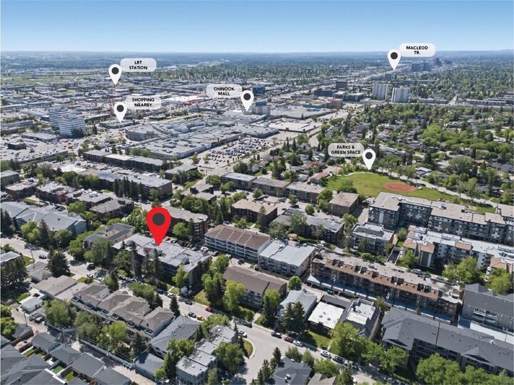 Property Photo: 617 56 Avenue SW 401 AB T2V 0G9