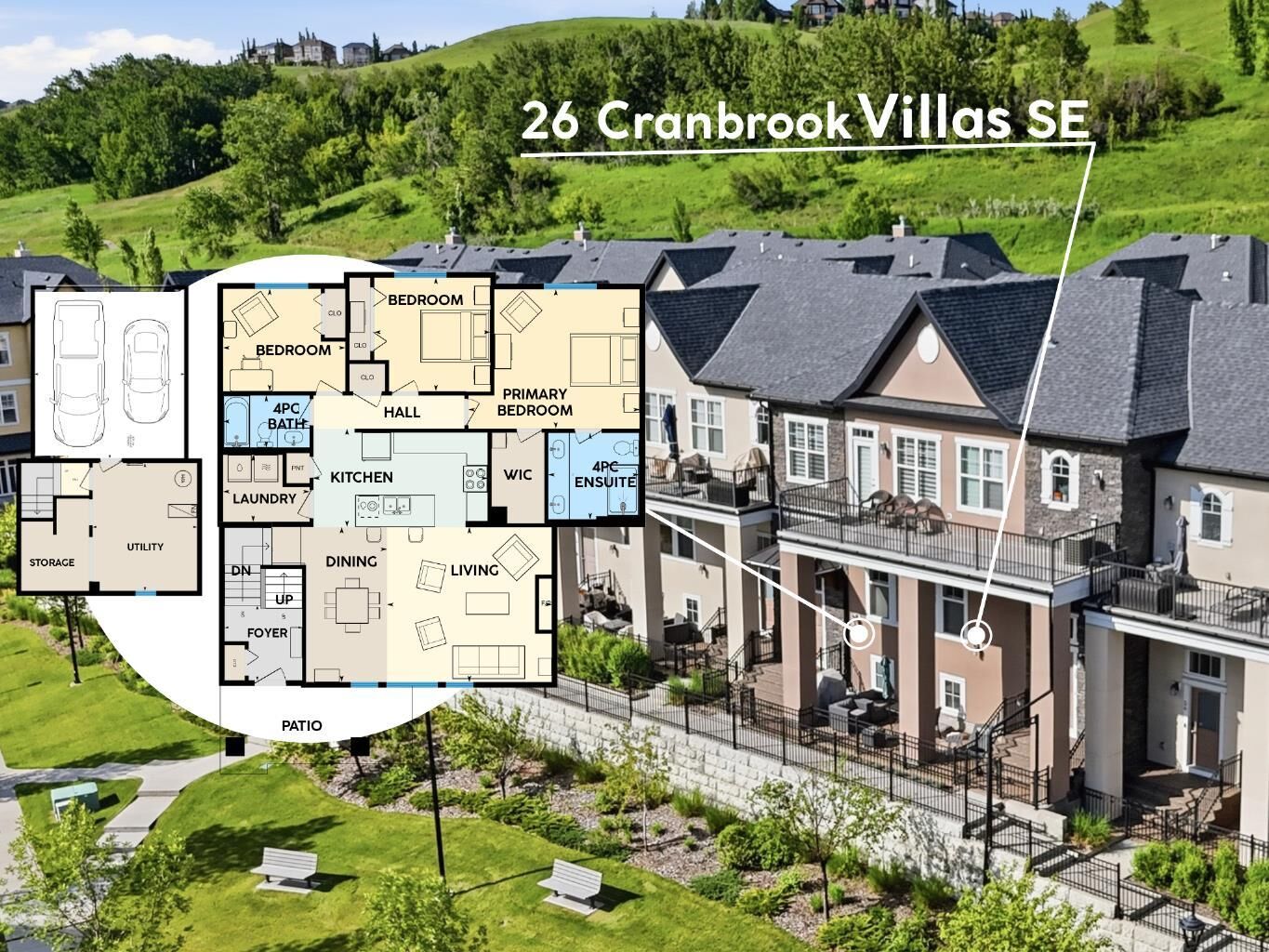 Property Photo:  26 Cranbrook Villas SE  AB T3M 1Z3 