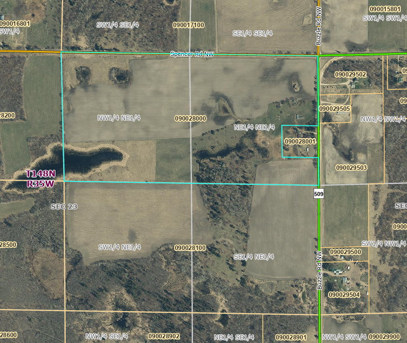 Property Photo: Na Spencer Road NW MN 56676