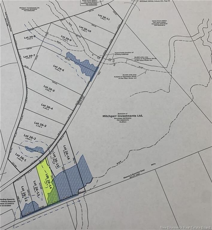 Property Photo:  Lot 26-14 Hillside  NB E4Z 2L3 
