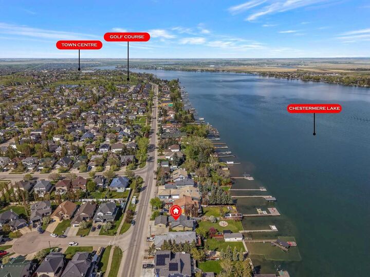 Property Photo: 760 West Chestermere Drive AB T1X 1B5