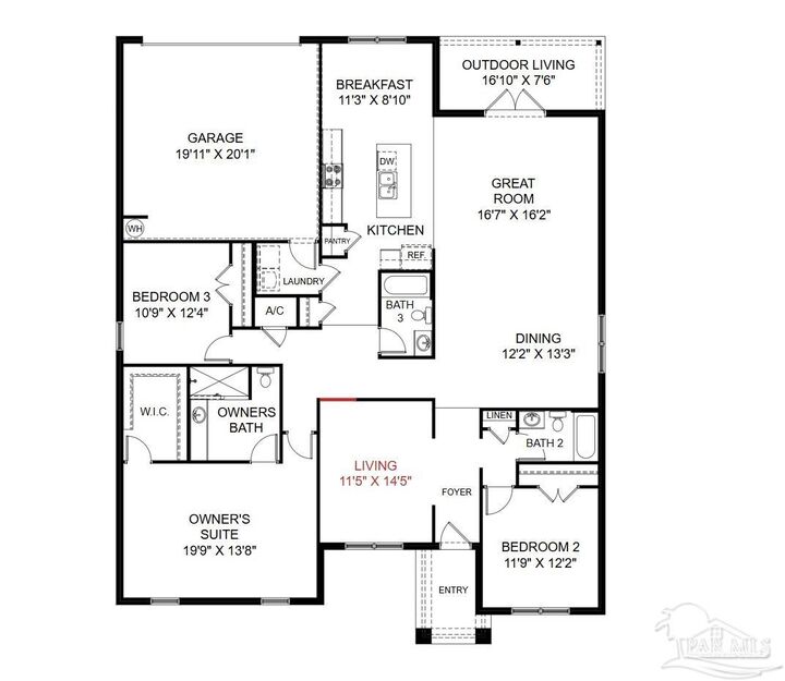 Property Photo:  3630 Mahogany Dr  FL 32571 