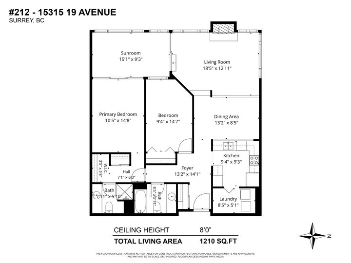 Property Photo: 15313 19 Avenue 212 BC V4A 1X6