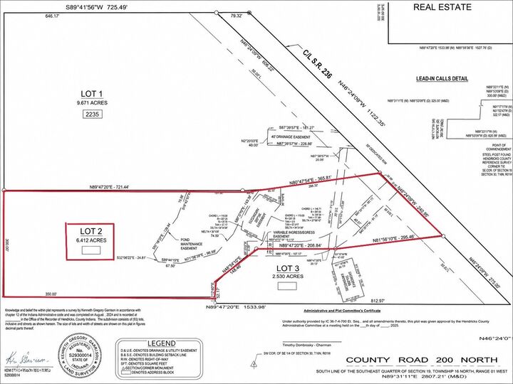 Property Photo: 2235 State Road 236 IN 46122