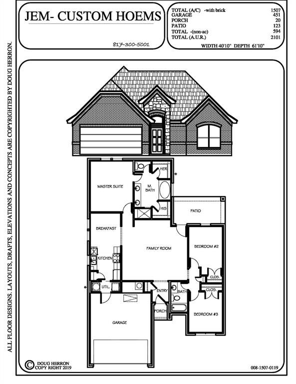 Property Photo: 119 Clover Circle TX 76086