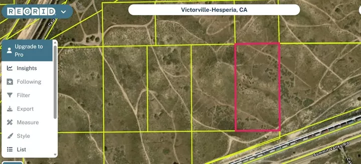 Property Photo: 0 Summit Valley CA 92345