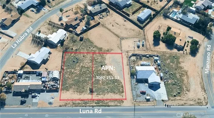 Property Photo:  0 Luna Rd  CA 92392 