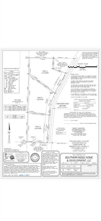 Property Photo:  0 Tract 3 Star Point Road  GA 30170 