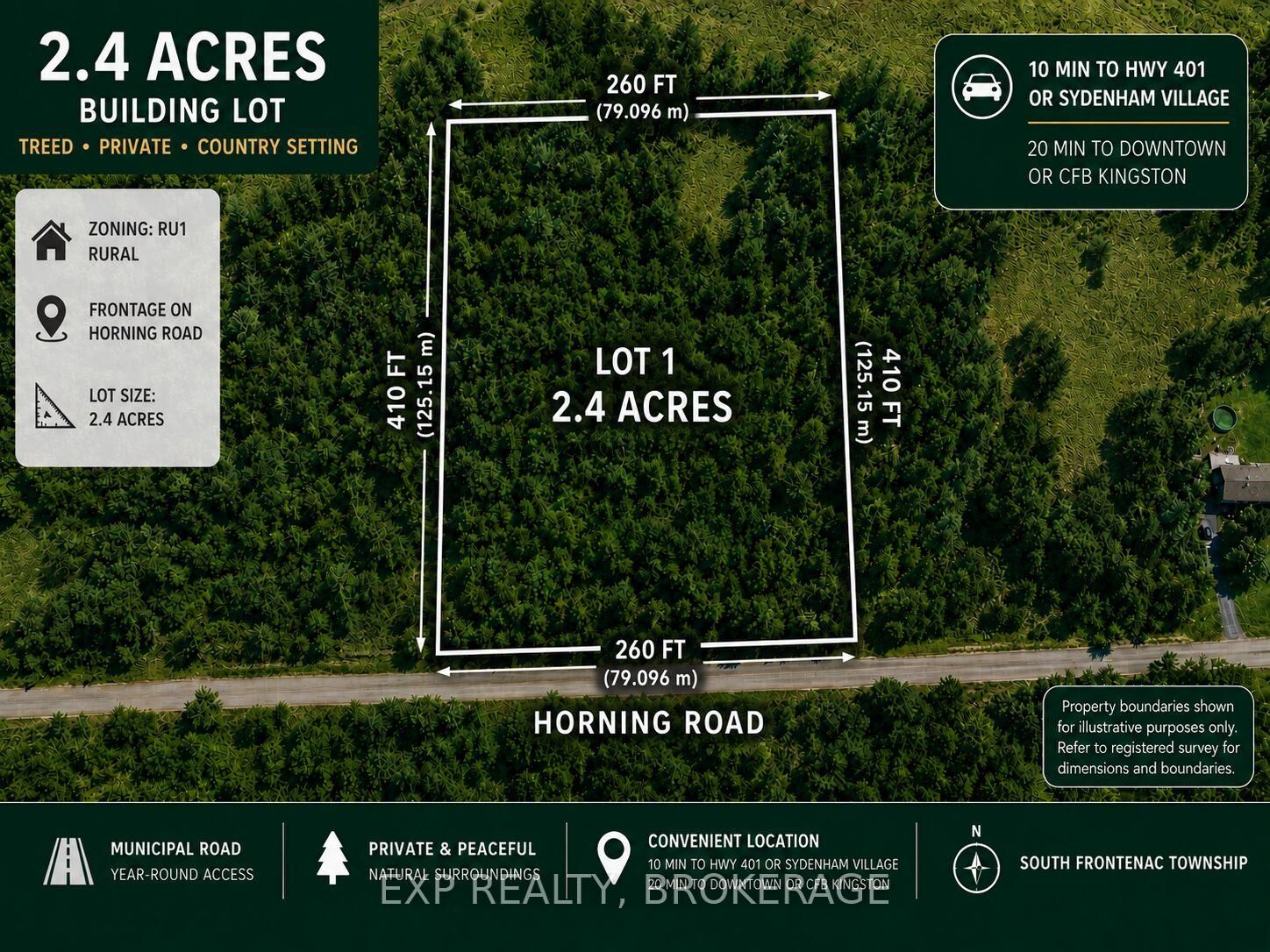 Property Photo:  Lot 1 Horning Road  ON K0H 1M0 