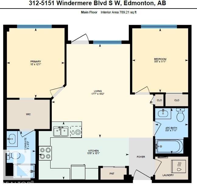 Property Photo: 5151 Windermere Boulevard SW 312 AB T6W 2K4