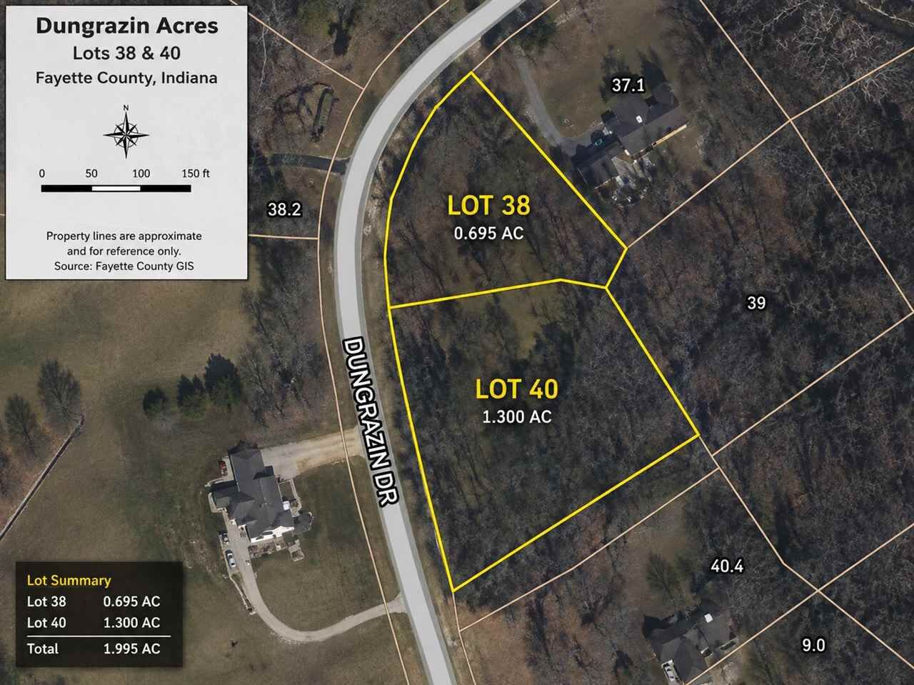 Property Photo:  Lot 38 & 40 Dun Grazin Acres  IN 47331 