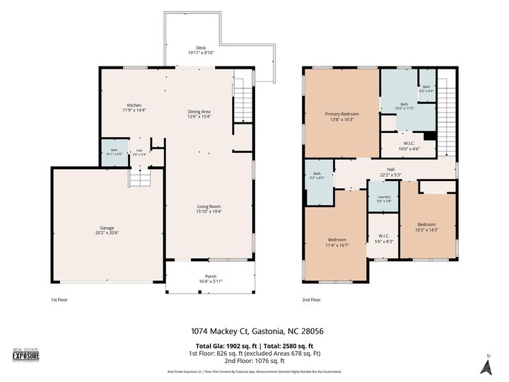 Property Photo:  1074 Mackey Court  NC 28056 