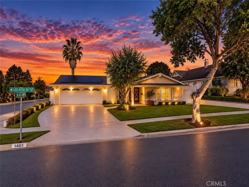 Property Photo: 1401 Los Altos Drive CA 92821